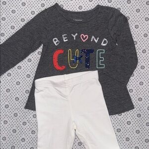 🛍 CUTE LITTLE GIRLS  OUTFIT SIZE 3-6 MONTHS 🛍